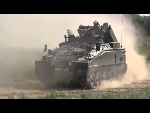 Alvis CVRT FV102 Striker in the Arena - War & Peace 2013
