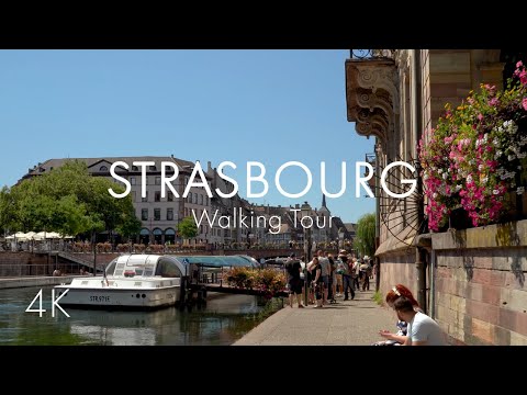 Strasbourg | Cathedral | Walking Tour | 4K