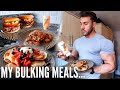 WHAT I'M EATING TO BUILD NEW MUSCLE | MY LEAN BULKING RECIPES...