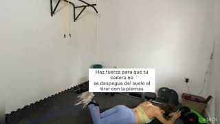 Curl femoral con goma