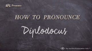 How to Pronounce Diplodocus (Real Life Examples!)