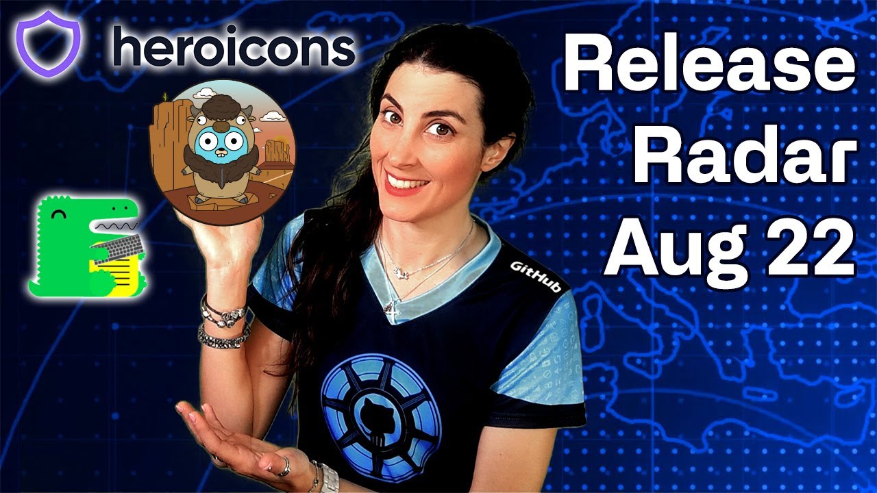Release Radar: icons, dinosaurs, and Go-Buffalos! Open source community ships