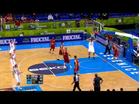 Assist of the Game R. Freimanis LAT-MKD EuroBasket 2013