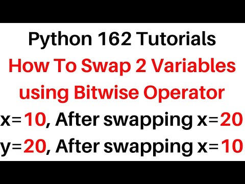 162 Python Beginners Full Course Python Swap Values Using Bitwise Operator