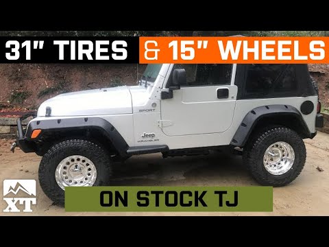 Stock TJ Wrangler | 31x10.5R15 | 15x8 Wheels - W&T Fitment