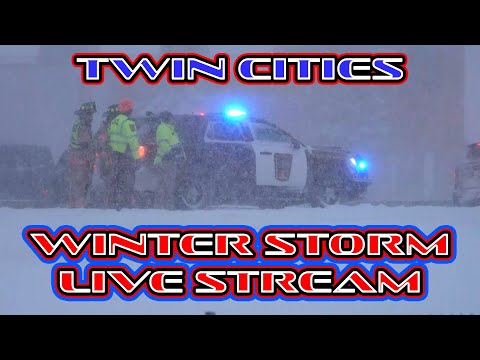 🔴 LIVE - 11/29/2022 In Car Live Winter Storm - Twin Cities