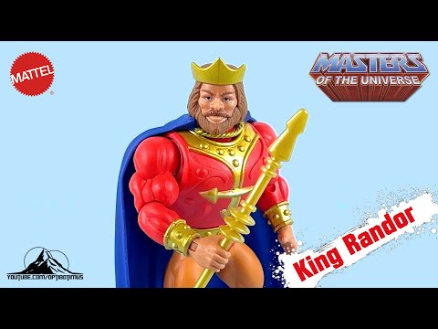 Mattel Masters of the Universe Origins KING RANDOR Video Review