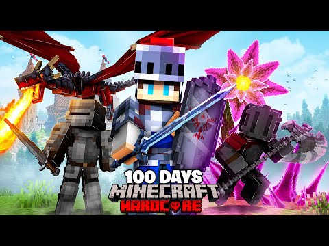 I Survived 100 Days in MEDIEVAL FANTASY Minecraft Hardcore!