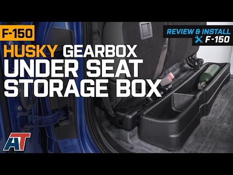 2015-2019 F150 SuperCab Husky Gearbox Under Seat Storage Box Review & Install