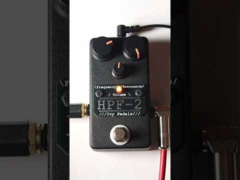 Ivy Pedals HPF-2 analog high-pass filter - Silver/Black 2026 image 8