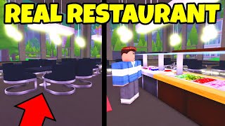MAKING a REAL RESTAURANT in Roblox My Restaurant