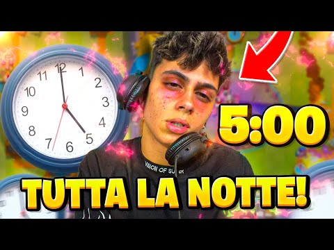 I PLAY CLASH ROYALE ALL NIGHT LONG AND... 😱