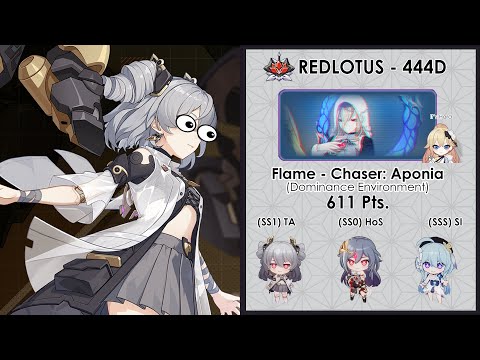 Honkai Impact 3rd: Ex Abyss Redlotus (444D) Flame-Chaser: Aponia (Dominance Environment) | HoS-TA-SI