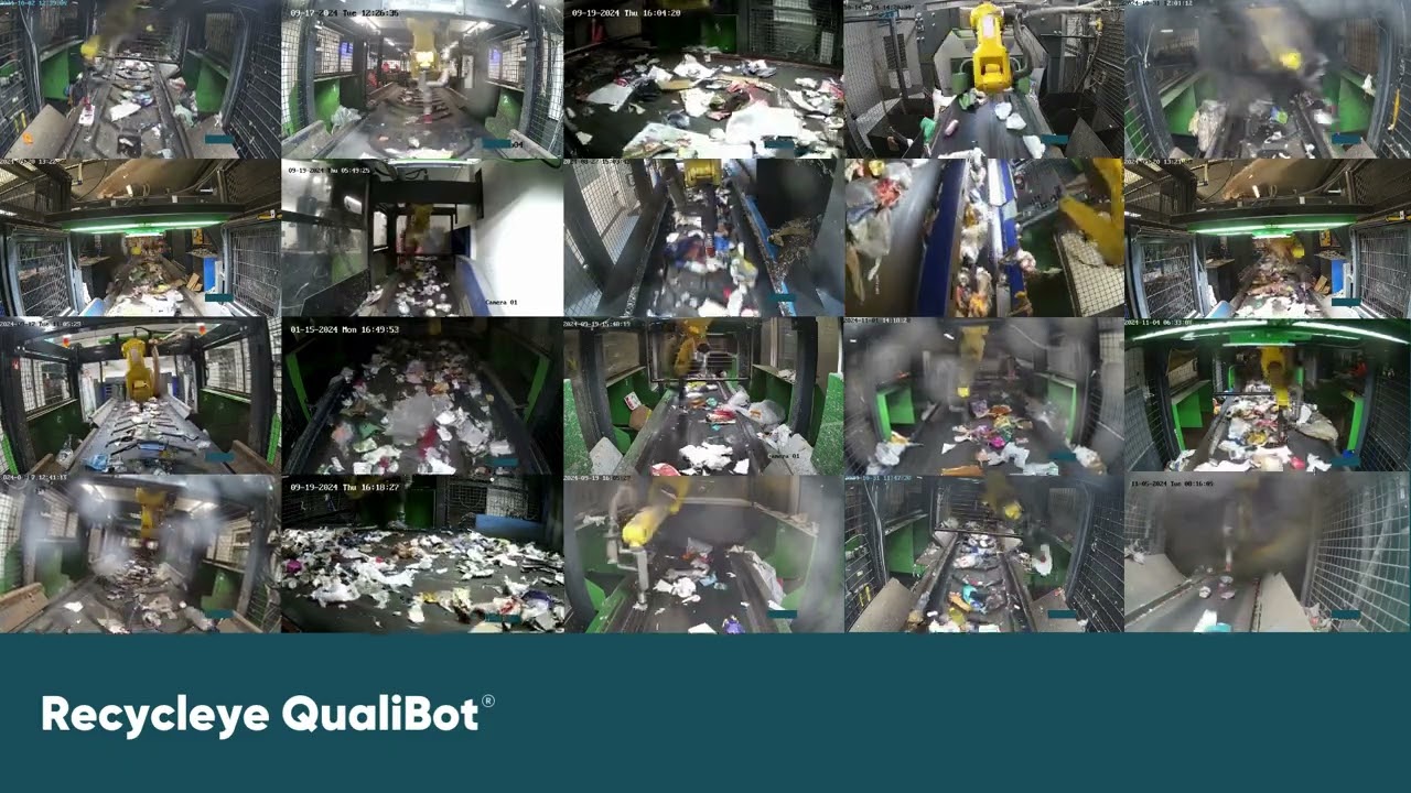 Recycleye QualiBot® units CCTV stream