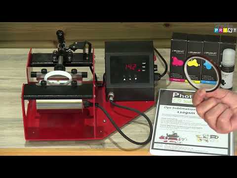 Video thumbnail: How To Sublimate Onto A Mug Using Hobbyprint Supplied Ink, Paper & Tape