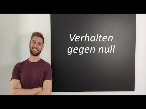 Verhalten gegen null