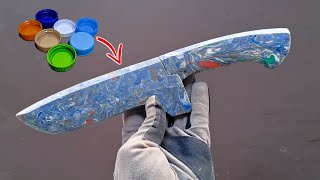 Download lagu CARA MEMBUAT GAGANG DAN SARUNG PISAU DARI LIMBAH PLASTIK mp3