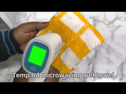 Can You Microwave a Towel? : Dry VS Wet Towel- See What Happened After 4 Minutes