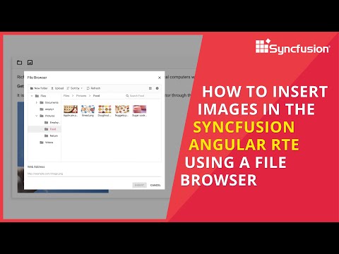 How to Insert Images in the Angular RTE Using a File Manager
