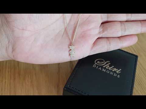 וידאו של תליון ילדה משובץ 34 יהלומים