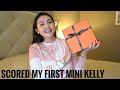 MY FIRST HERMES MINI KELLY FRESH FROM BOUTIQUE | UNBOXING AND FIRST IMPRESSION