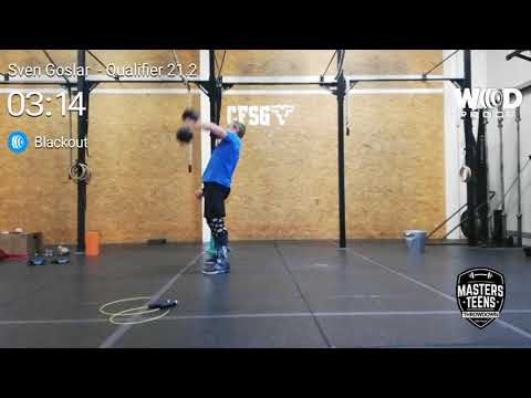 Master Throwdown Qualifier 21.2 Sven Goslar CrossFit SG