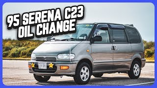 1995 Nissan Serena C23 Oil Change