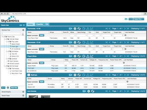 SkyCentrics Portal Help - How to use the Device Tree