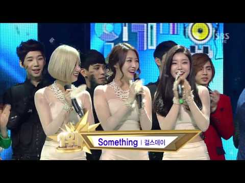Girl's Day (걸스데이) Something (썸씽) 1위 140112 @ Inkigayo (인기가요) Win