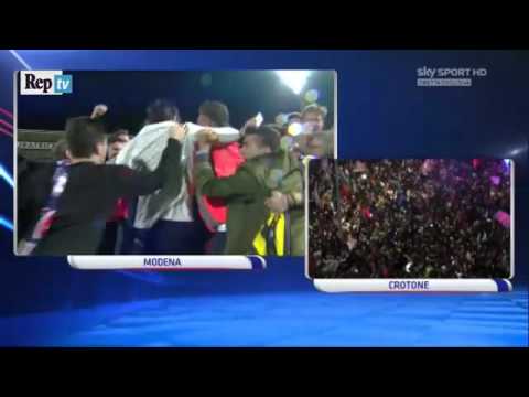 CROTONE PROMOSSO IN SERIE A PER LA PRIMA VOLTA NELLA STORIA - Venerdi 29 Aprile 2016