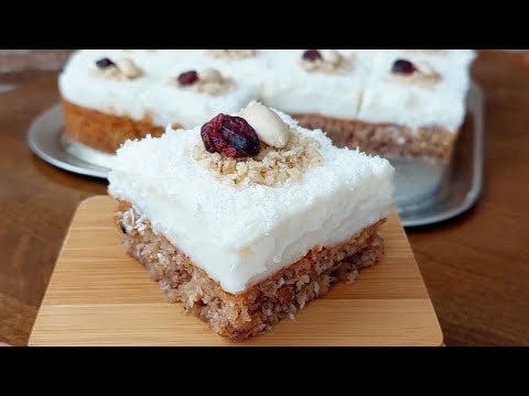 KIPAR KOLAČ ‐ Jeftin, jednostavan i veoma brzo se sprema - Mjera na čaše - Kıbrıs Tatlısı Tarifi