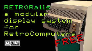 A Modular Display System for Retro Computer #atari #commodore #sinclairzxspectrum #amiga #amstrad