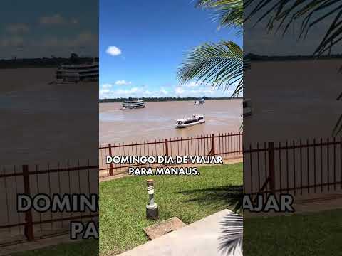 Porto da cidade Nova Olinda do Norte no Amazonas.