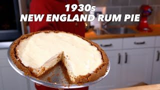 Retro Baking: Recreating 1930s New England Rum Pie