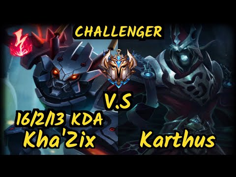 Moojin (KHA'ZIX) vs KARTHUS - 16/2/13 KDA JUNGLE CHALLENGER GAMEPLAY - KR