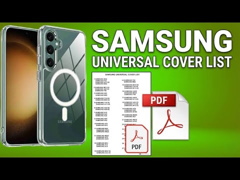 Samsung Universal Cover List | All Running Mobile Back Cover list 2026 | Universal Back Cover list