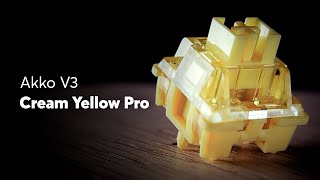 Akko V3 Creamy Yellow Pro Switch (45pcs) video 1