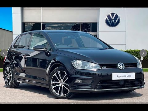 Approved Used Volkswagen Golf R-Line 2.0 TDI DSG Deep Black | Wrexham Volkswagen