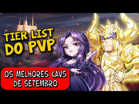 OS MELHORES CAVALEIROS DOS DUELOS GALÁCTICOS NO MÊS DE SETEMBRO - TIER LIST - SAINT SEIYA AWAKENING