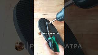 Download lagu Easy, fast and strong way to fix broken flip flops #tutorials #tips #sandals mp3
