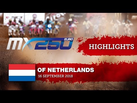 EMX250 Race1 Highlights - Round of The Netherlands 2018 #motocross