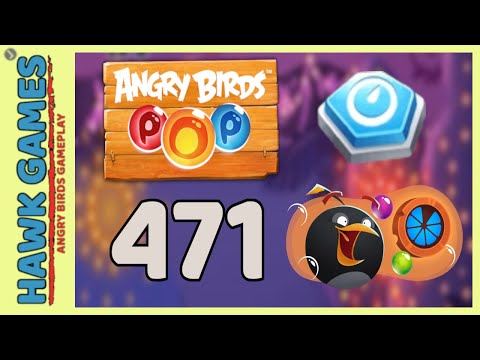 Angry Birds Stella POP Bubble Shooter Level 471 - Walkthrough, No Boosters