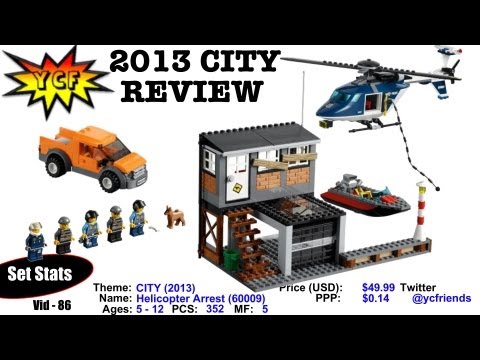 LEGO CITY Helicopter Arrest Set Review - LEGO 60009 - 2013
