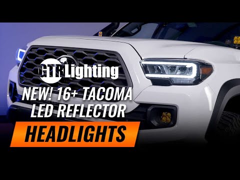 Review and Install of the NEW GTR Carbide LED Reflector Headlights for the 2016+ Toyota Tacoma
