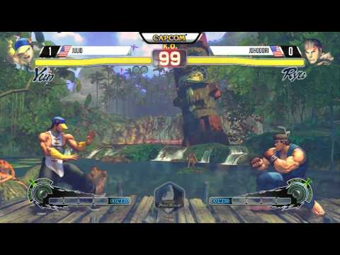 Julio (Yun) vs Johodori (Ryu) - CEO 2015 USF4 - 720p 60fps