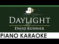 David Kushner - Daylight - LOWER Key (Piano Karaoke Instrumental)