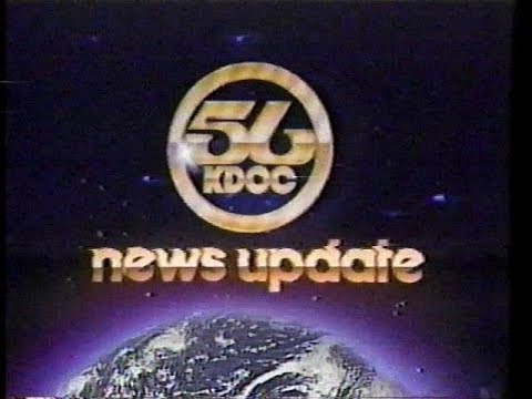 KDOC – TV (Channel 56, Anaheim, CA) Chris Little provides an hourly update from August 1988.