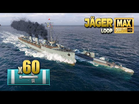Zerstörer Jäger mit beeindruckenden 60 Torpedotreffern – World of Warships
