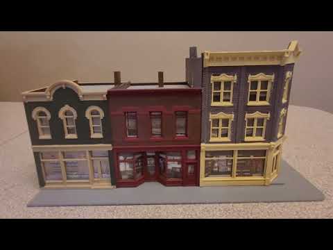 Bloco de negócios da linha 5 do comerciante Walthers Cornerstone