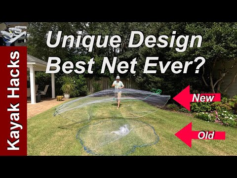 Best Cast Net Ever Made - Silver Catch Chain Net